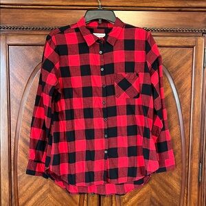 Alexander Jordan Women’s Red and Black Plaid Shirt
